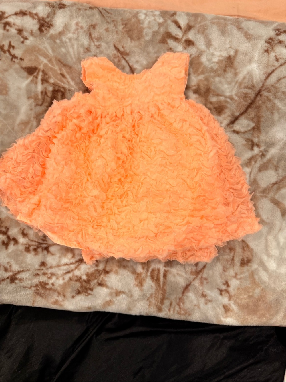Cat & Jack Peach Ruffle Party Dress